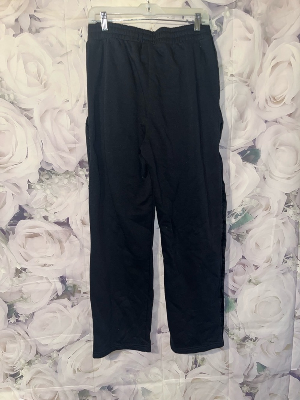 NBA Chicago Bulls Womens tear-away Jogger pants Side Snap Black Size XL - Picture 8 of 10
